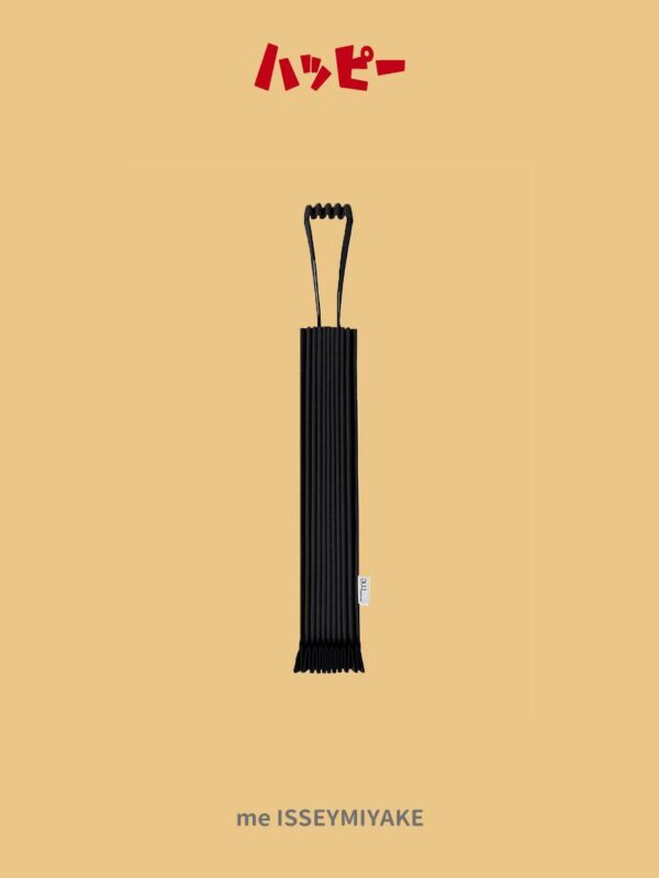 【ISSEY MIYAKE 三宅一生】配色皺褶伸縮樹幹托特包