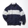 【NAUTICA】Panel Border Cadet羊毛運動衫