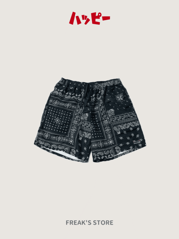 【Freak's store】夏日休閒棉質尼龍休閒短褲